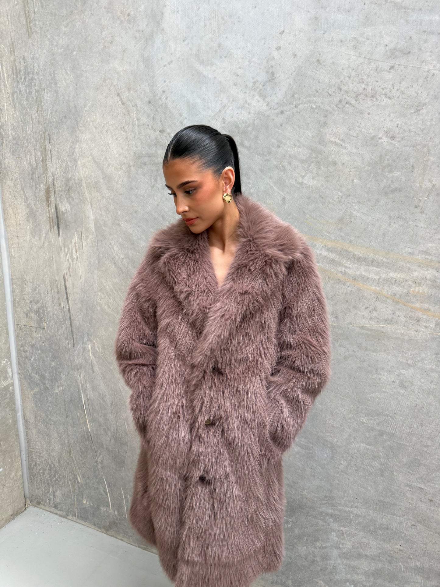 HARLEY REVERSIBLE COAT - BROWN SUGAR