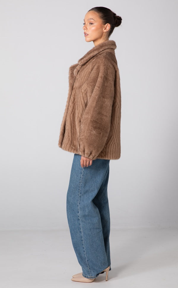 STEFFI JACKET - CAMEL