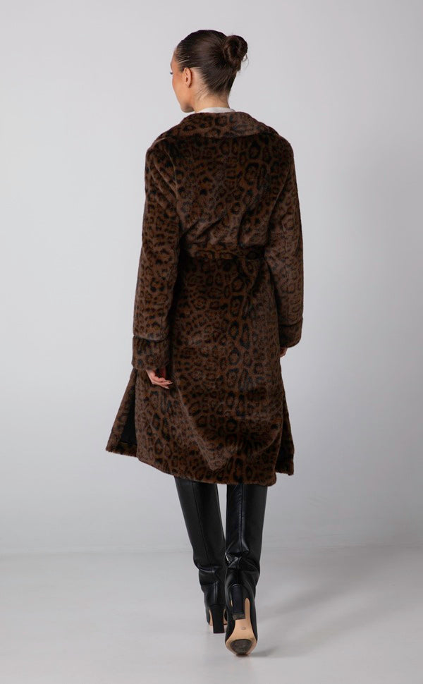 BLONDIE COAT - LEOPARD