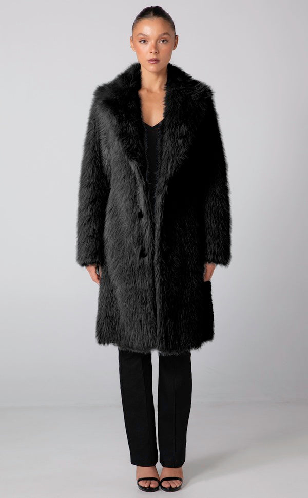 HARLEY REVERSIBLE COAT - BLACK