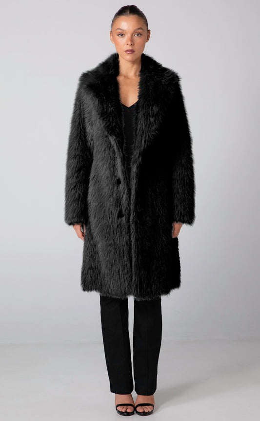 HARLEY REVERSIBLE COAT - BLACK