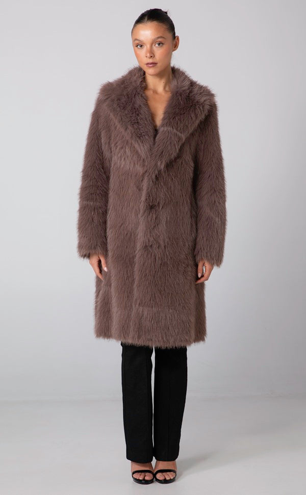 HARLEY REVERSIBLE COAT - BROWN SUGAR