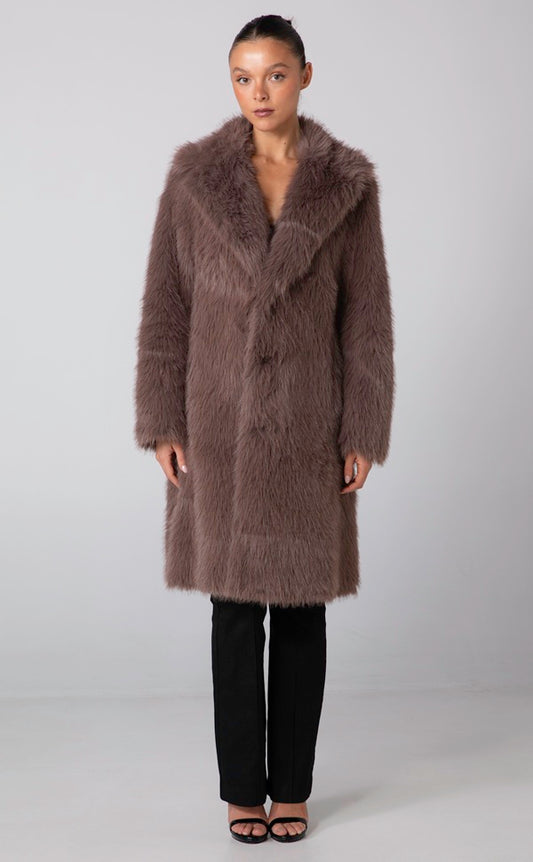 HARLEY REVERSIBLE COAT - BROWN SUGAR