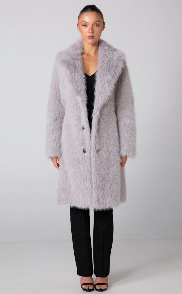 HARLEY REVERSIBLE COAT - GREY MIST