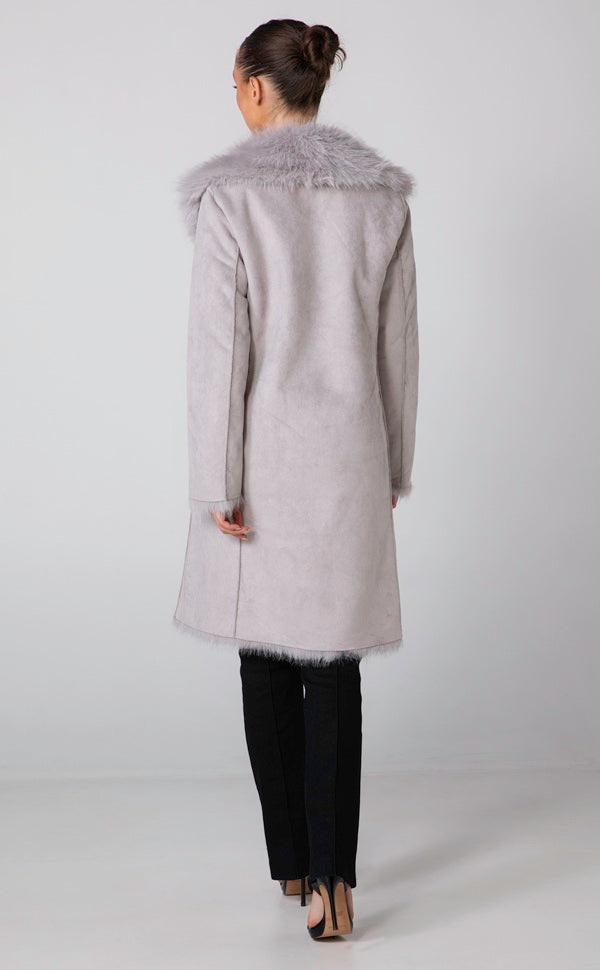 HARLEY REVERSIBLE COAT - GREY MIST