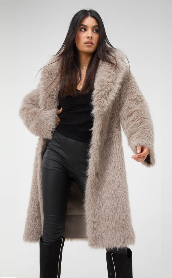 HARLEY REVERSIBLE COAT - TAUPE