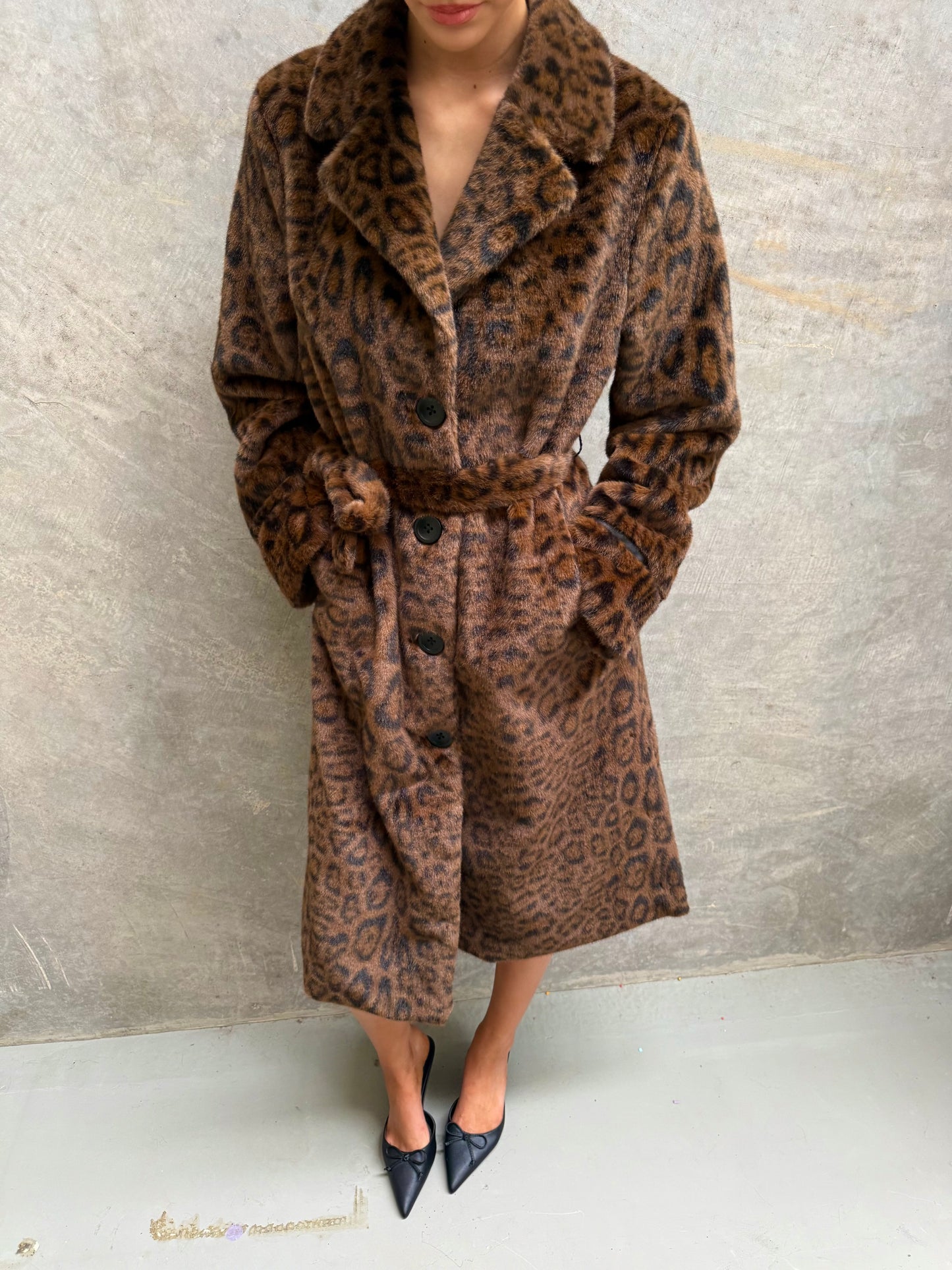 BLONDIE COAT - LEOPARD
