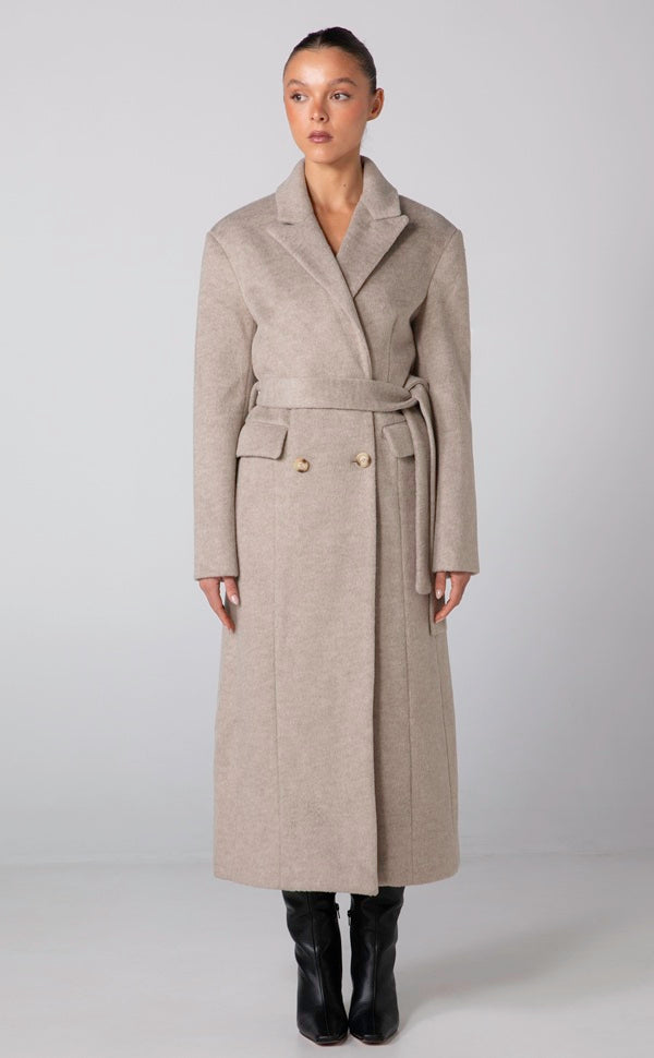 RAVEN COAT - OATMEAL