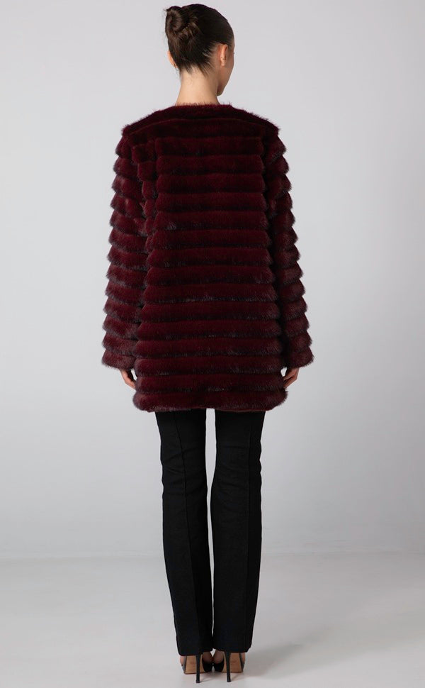 SOLEIL JACKET - BURGUNDY