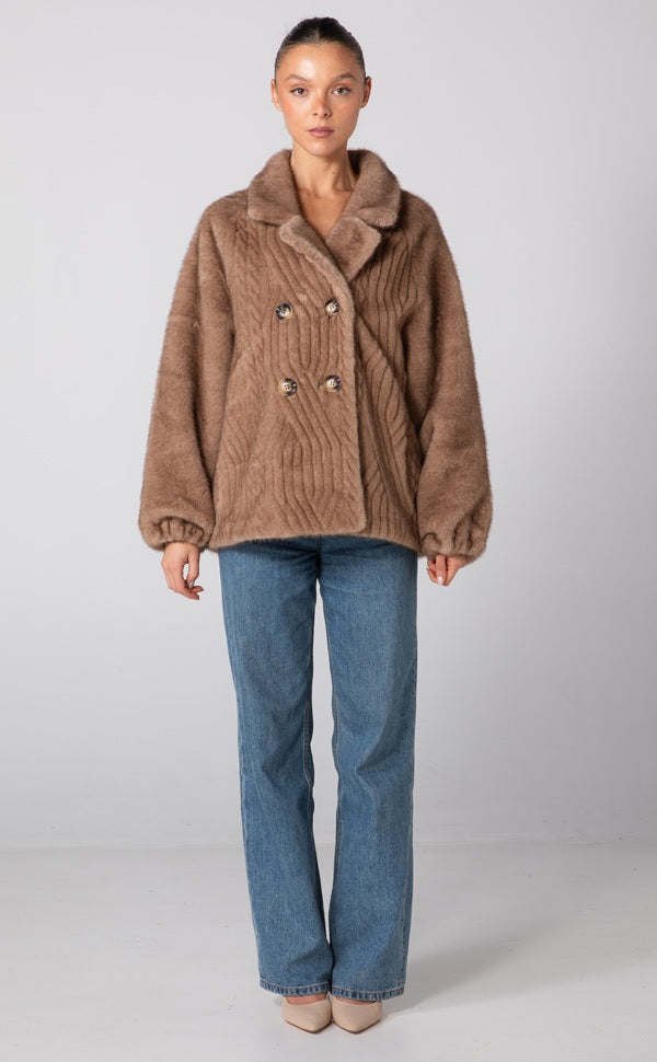 STEFFI JACKET - CAMEL