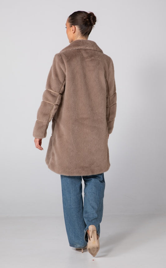 TYRA COAT - TAUPE